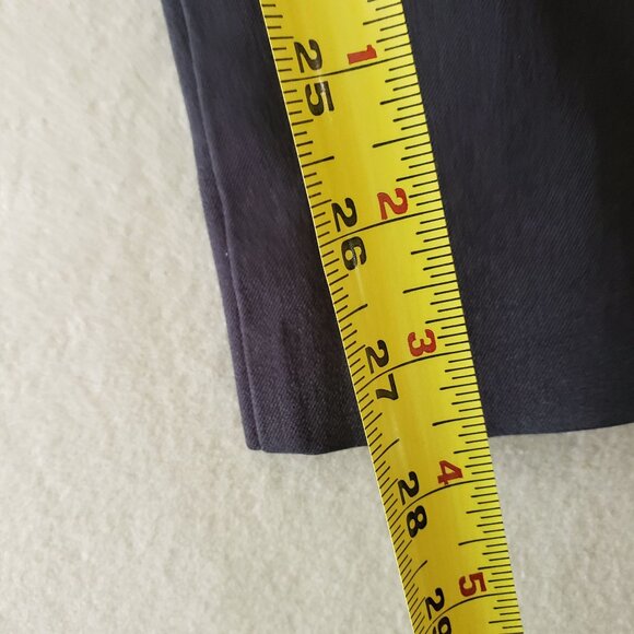 Cynthia Rowley Womens Navy Blue Pants 2 Cotton Stretch Slim Fit Side Pockets - Picture 9 of 10